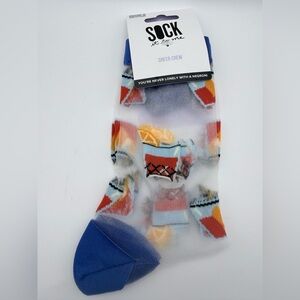 Sock It To Me "You’re Never Lonely With a Negroni" Sheer Crew Socks